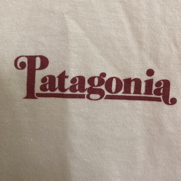 Women's Patagonia Surf Logo size L Large slim fit - Picture 3 of 5